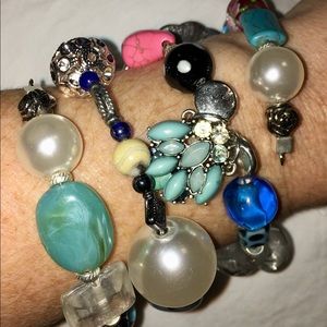 *One of a Kind* Beaded BOHO multi strand Bracelet